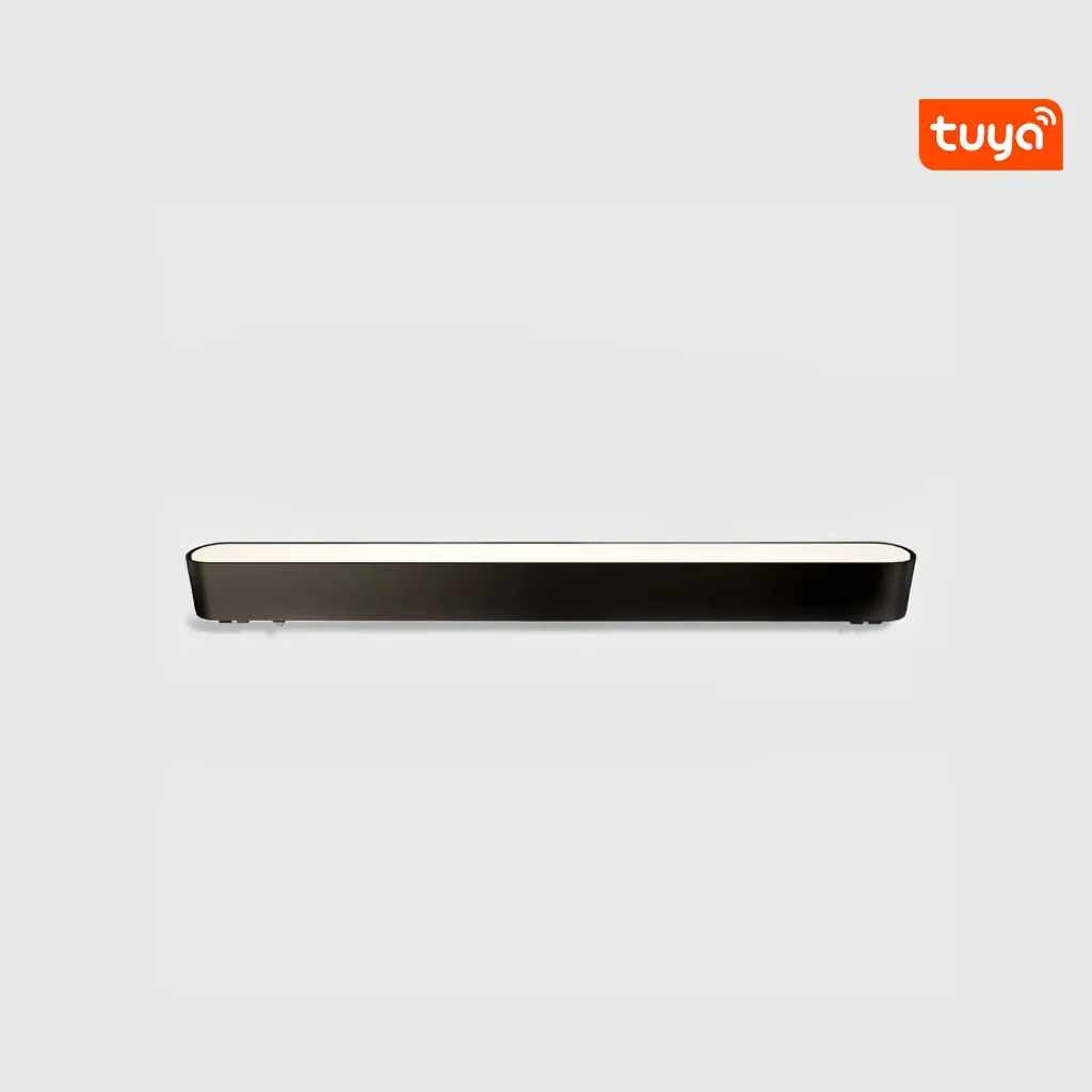 [FC-MAG-LA43790] FOCO LINEAL DIFUSO MAGNETICO 40V 16W 1030lm CCT3 100º NEGRO TUYA SMART 330x25x27.5mm