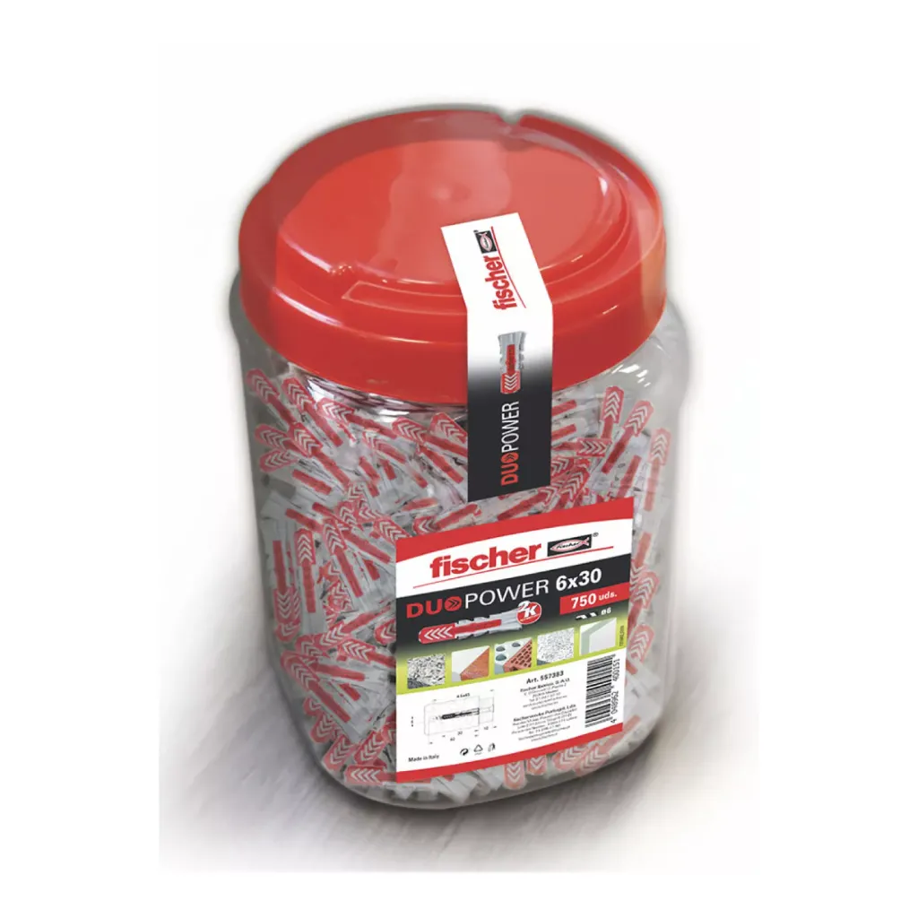 BOTE 750uds TACO FISCHER DUOPOWER 6X30S