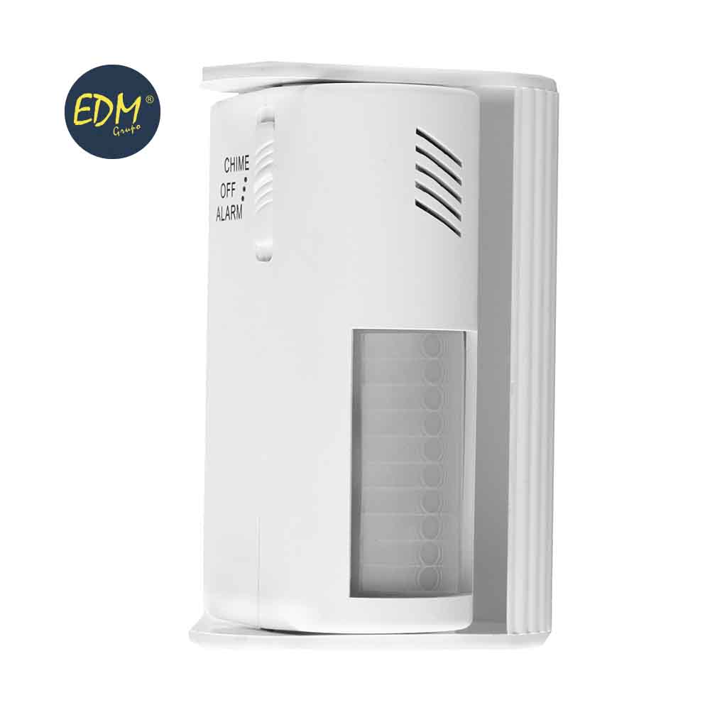 ALARMA AVISADOR PRESENCIA C/SOPORTE PARED FUNCIONA A PILAS 9V (NO INCLUIDA)